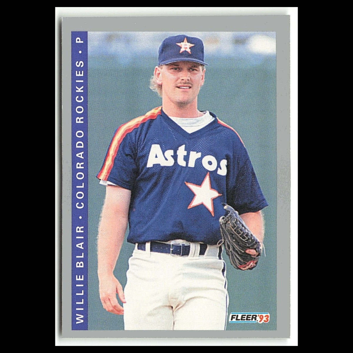 Willie Blair #404 1993 Fleer Colorado Rockies Baseball Card MLB NM