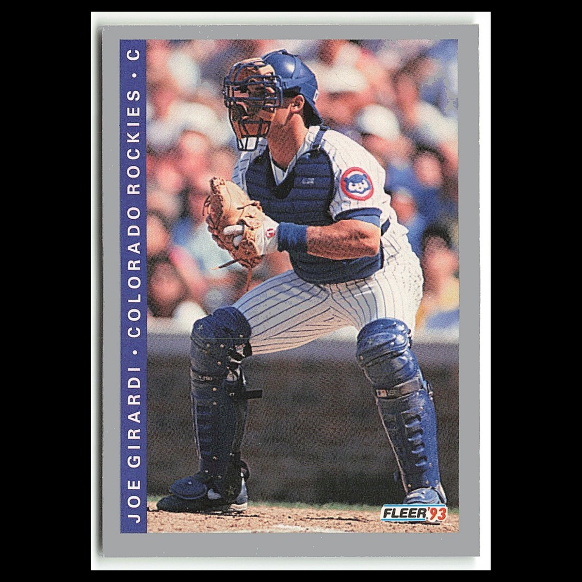 Joe Girardi #410 1993 Fleer Colorado Rockies Baseball Card MLB NM