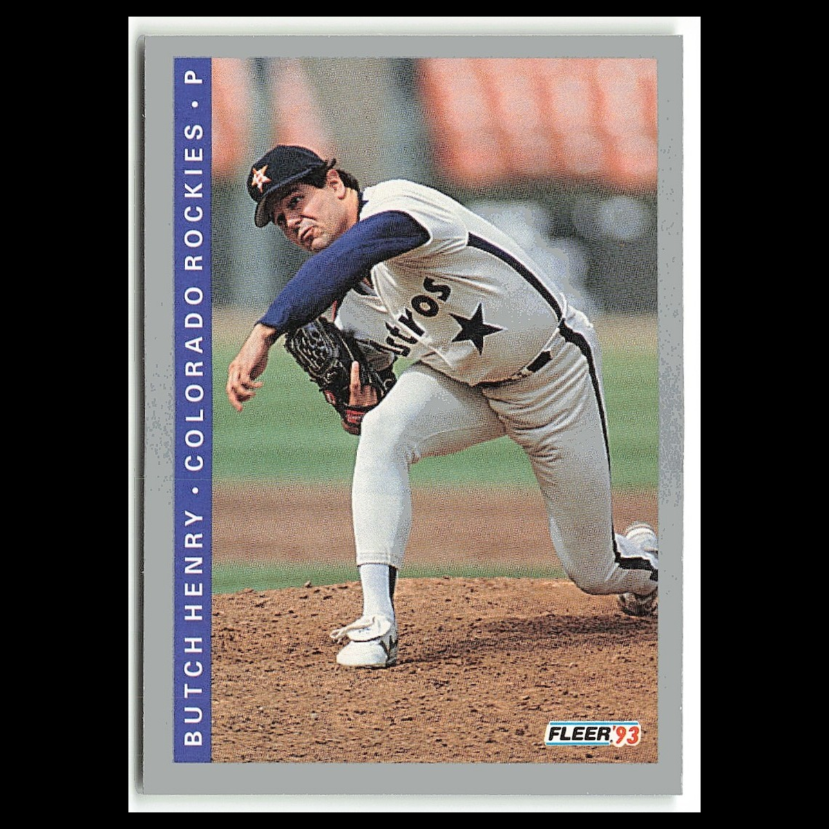 Butch Henry #411 1993 Fleer Colorado Rockies Baseball Card MLB NM