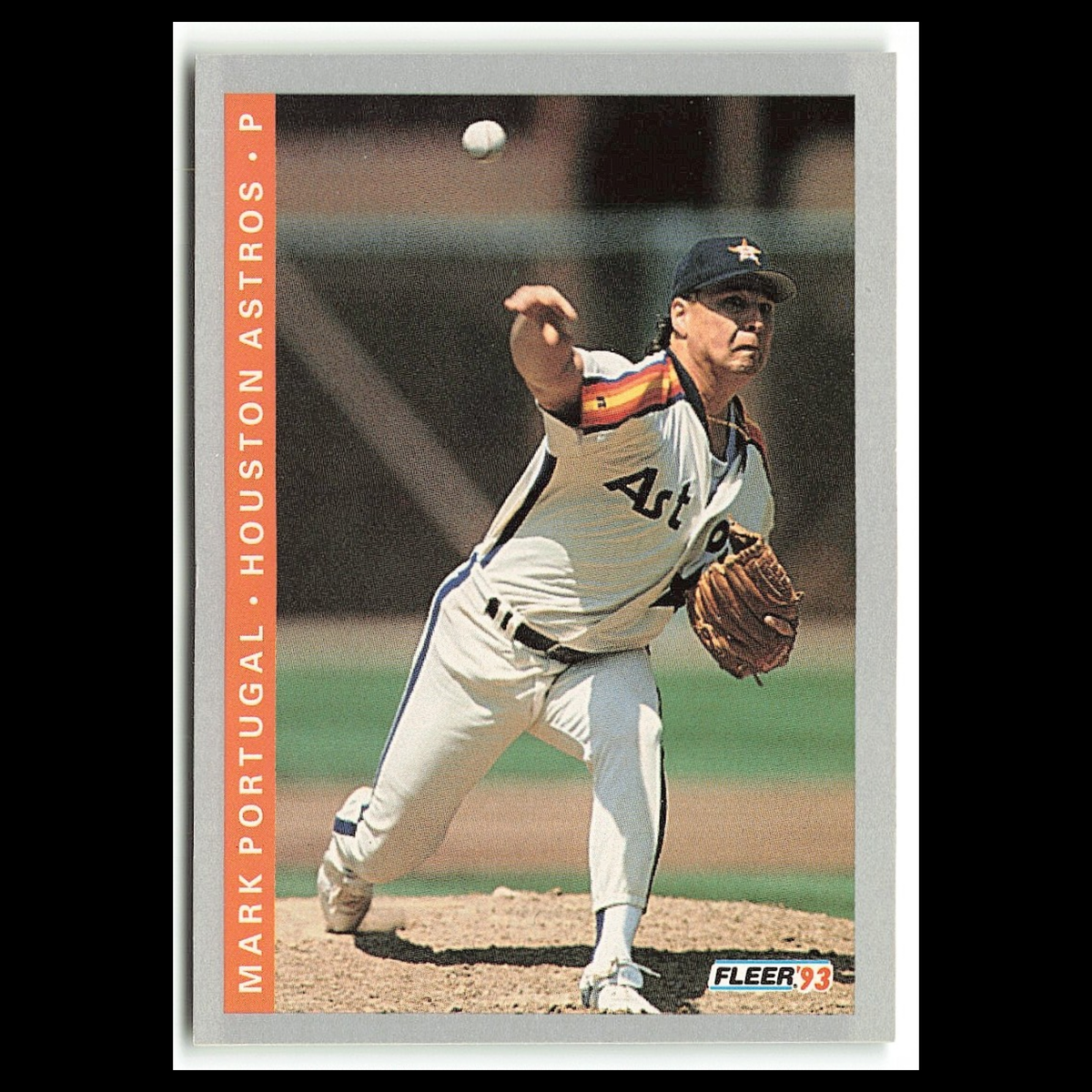 Mark Portugal #441 1993 Fleer Houston Astros Baseball Card MLB NM