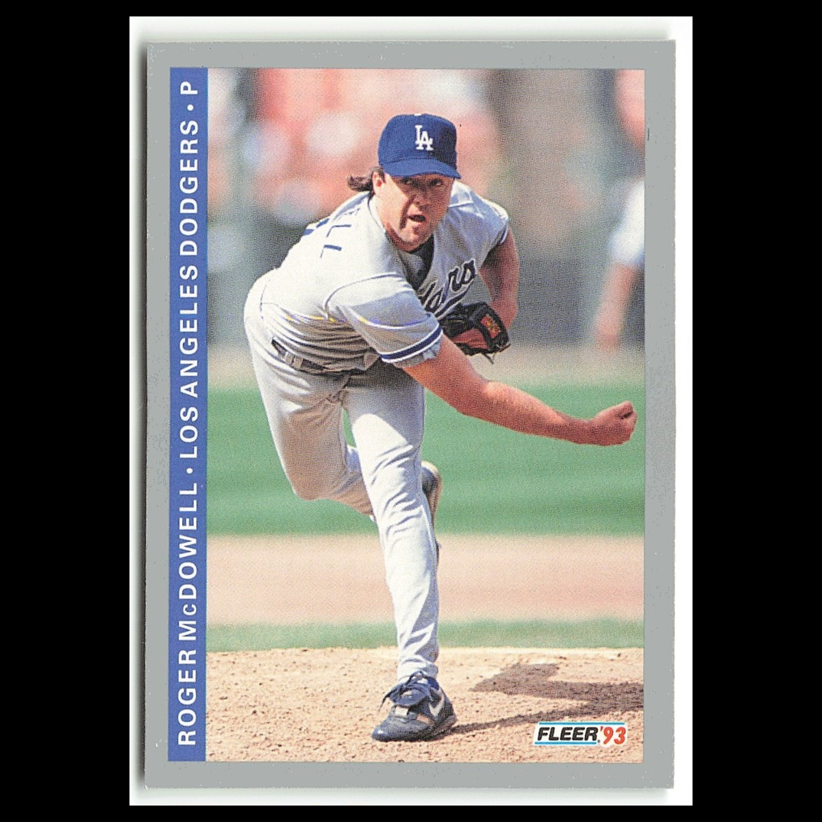 Roger McDowell #451 1993 Fleer Los Angeles Dodgers Baseball Card MLB NM