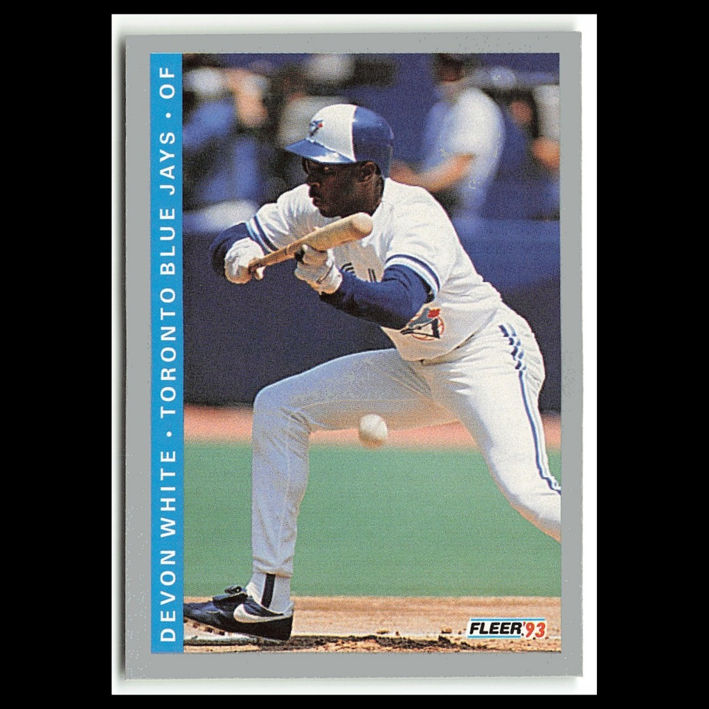 Devon White #342 1993 Fleer Toronto Blue Jays Baseball Card MLB NM