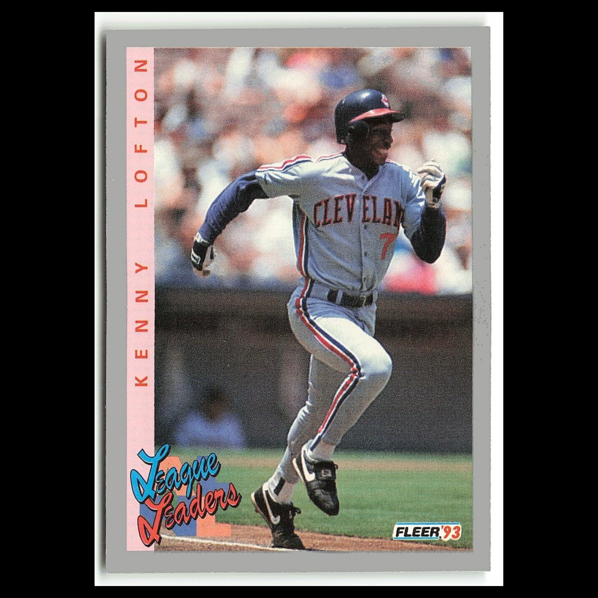Kenny Lofton #346 1993 Fleer Cleveland Indians Baseball Card MLB NM