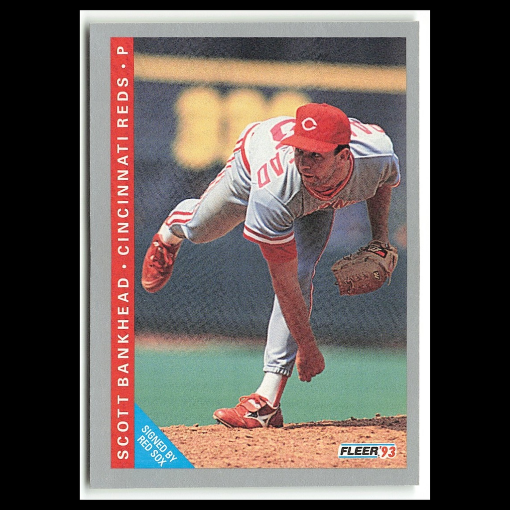 Scott Bankhead #386 1993 Fleer Cincinnati Reds Baseball Card MLB NM