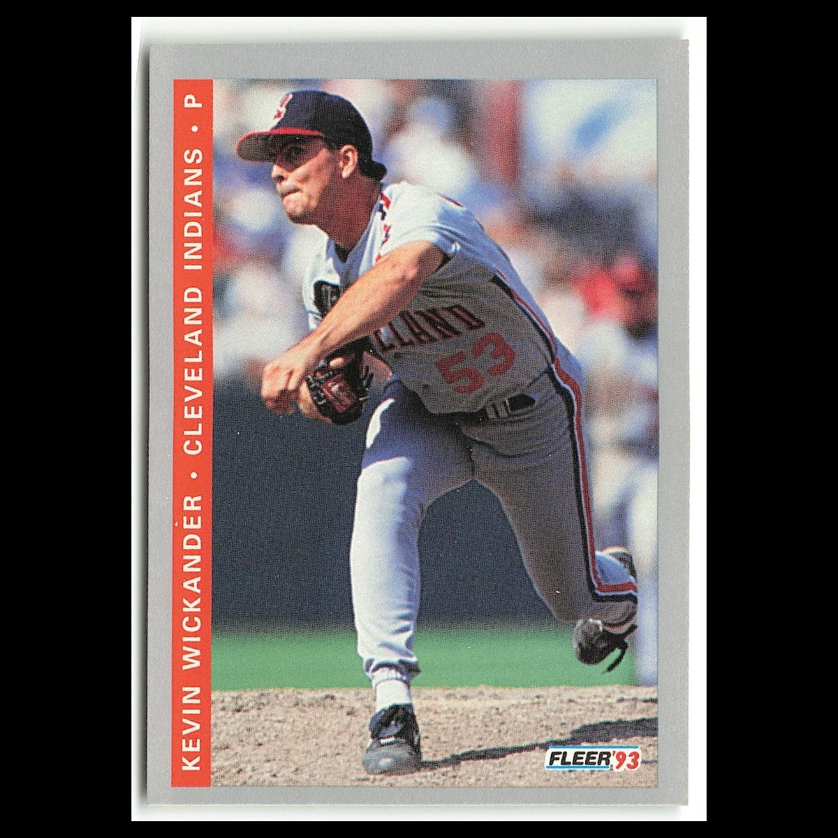 Kevin Wickander #602 1993 Fleer Cleveland Indians Baseball Card MLB NM