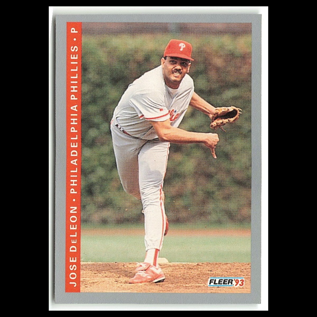 Jose DeLeon #487 1993 Fleer Philadelphia Phillies Baseball Card MLB NM