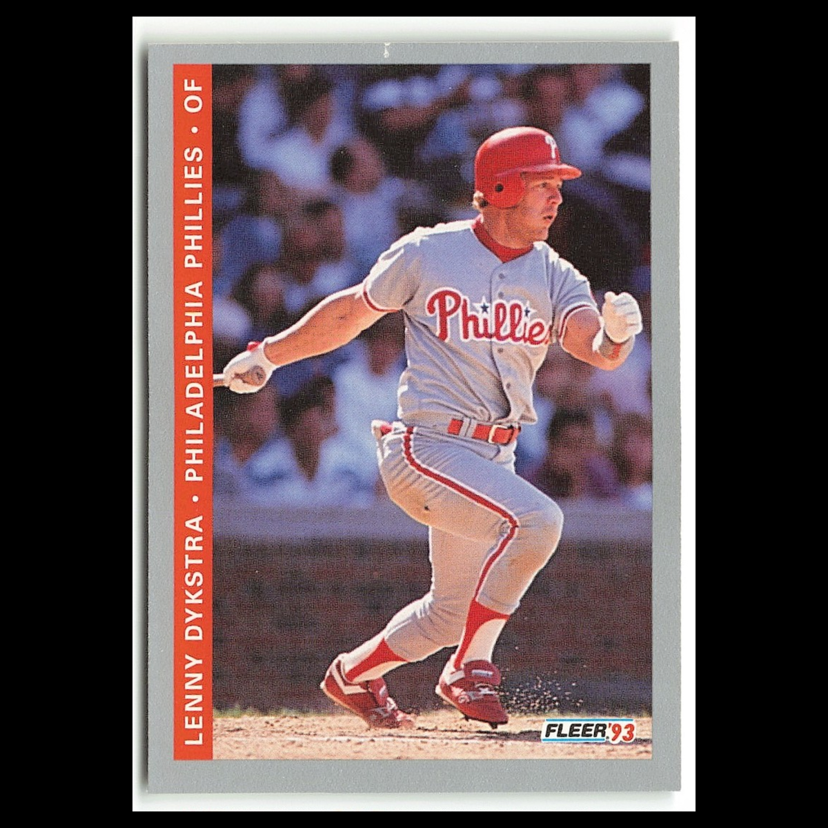 Lenny Dykstra #488 1993 Fleer Philadelphia Phillies Baseball Card MLB NM