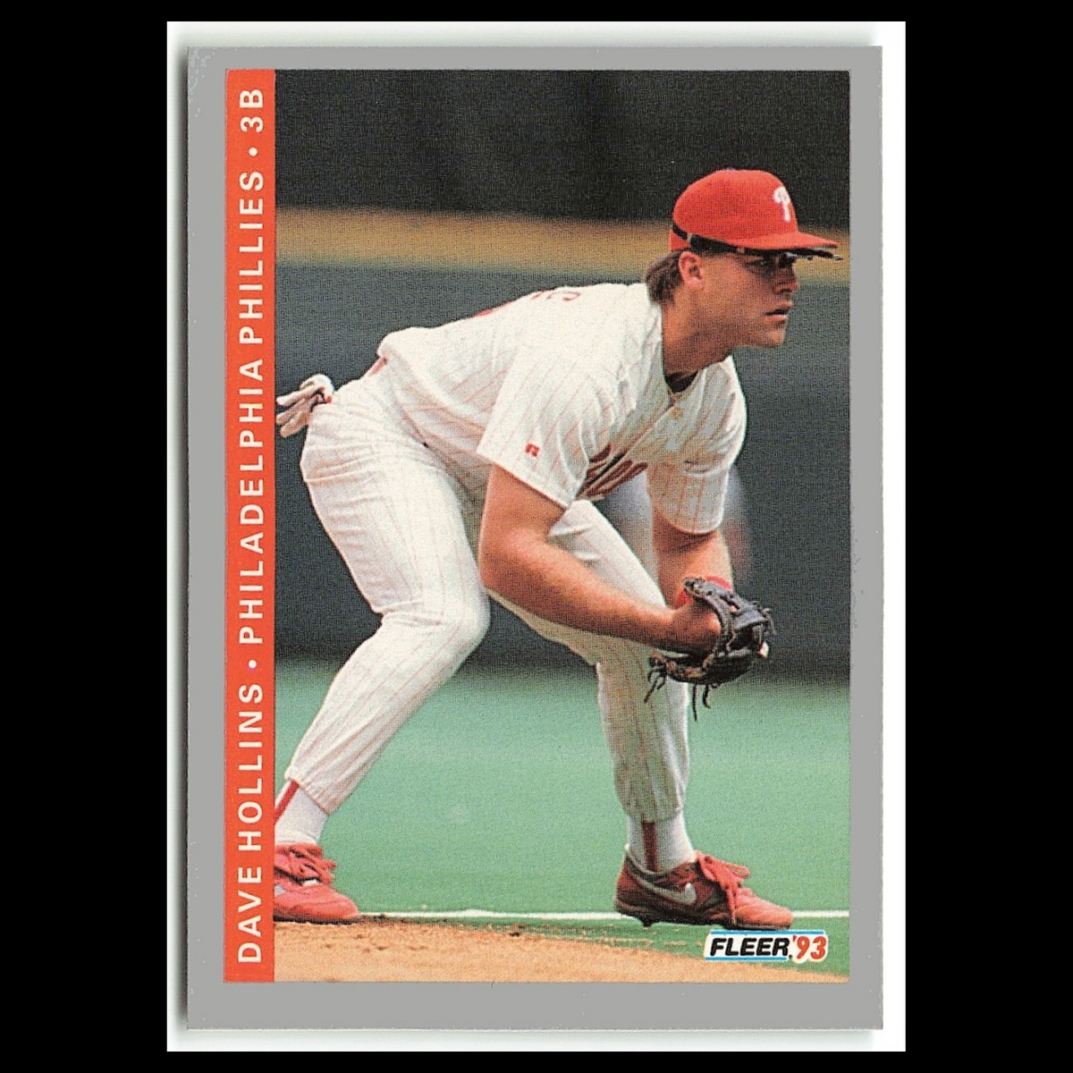Dave Hollins #491 1993 Fleer Philadelphia Phillies Baseball Card MLB NM