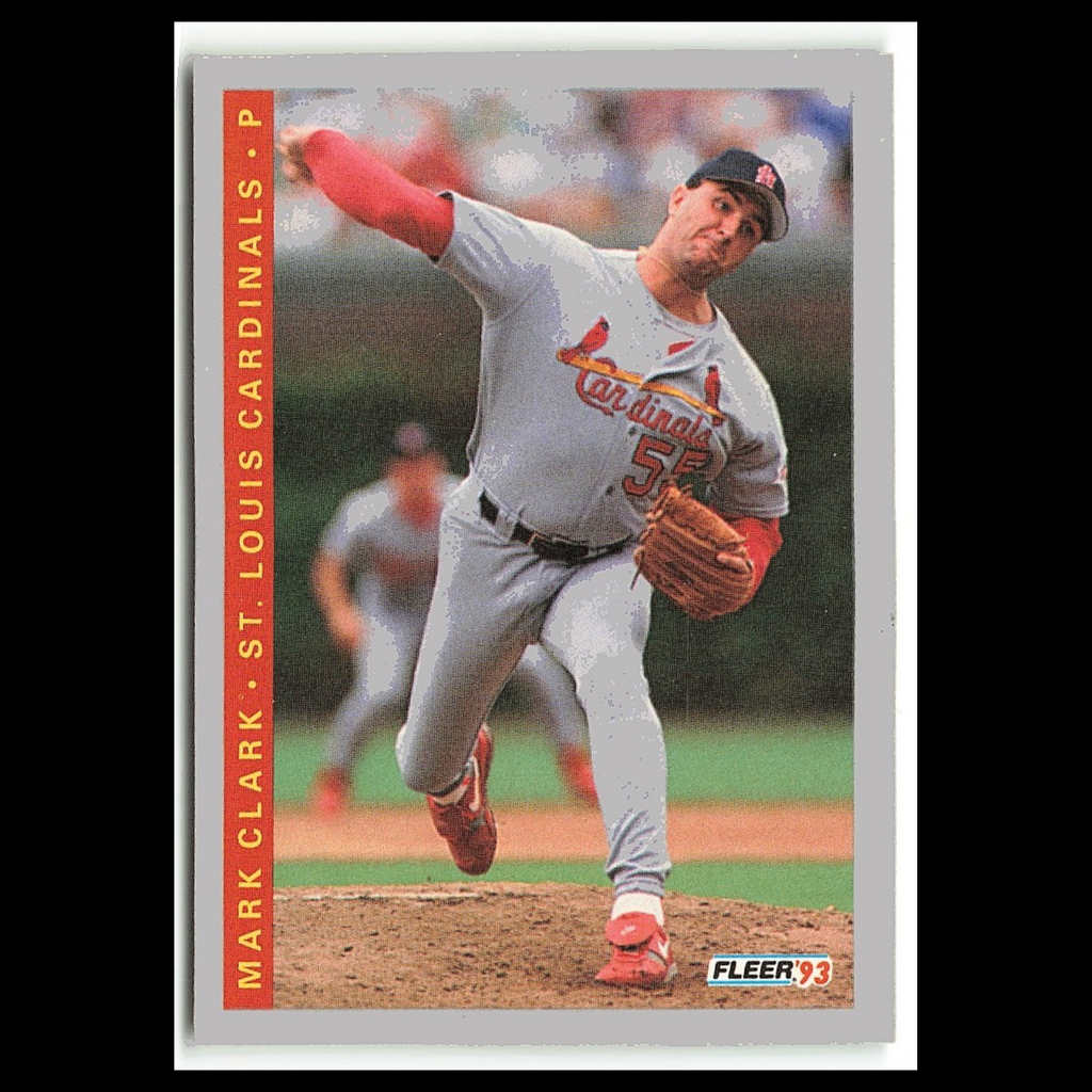 Mark Clark #508 1993 Fleer St. Louis Cardinals Baseball Card MLB NM