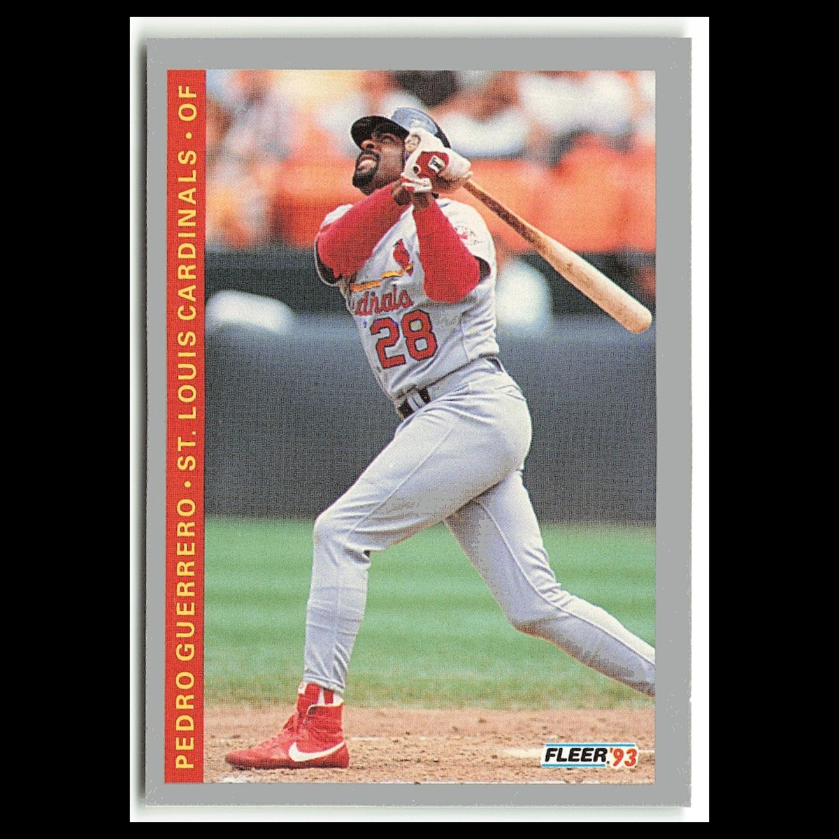 Pedro Guerrero #509 1993 Fleer St. Louis Cardinals Baseball Card MLB NM