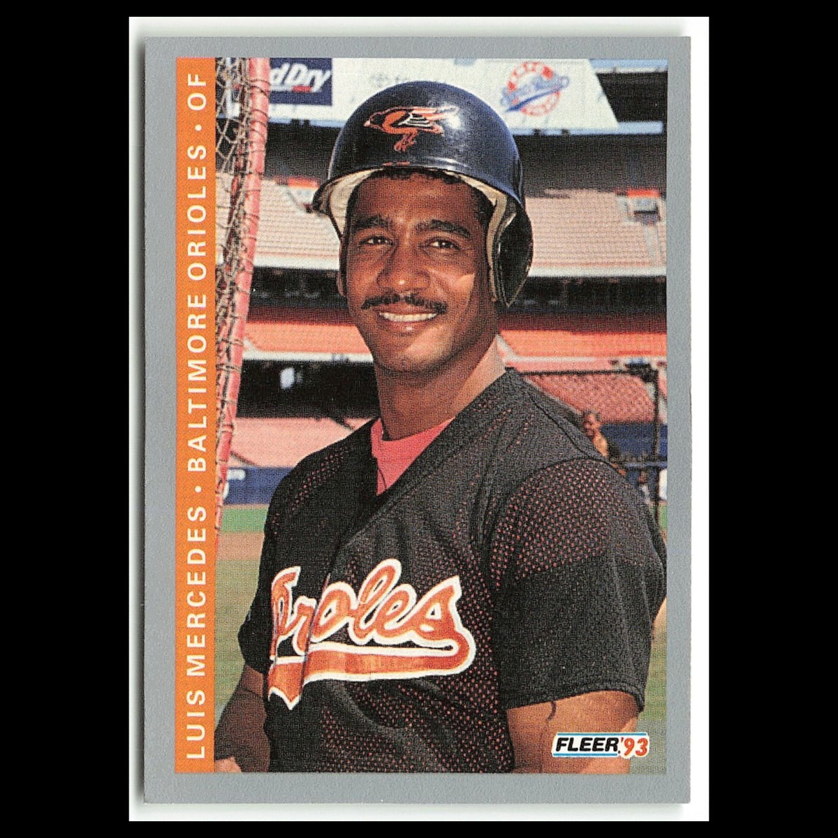 Luis Mercedes #547 1993 Fleer Baltimore Orioles Baseball Card MLB NM