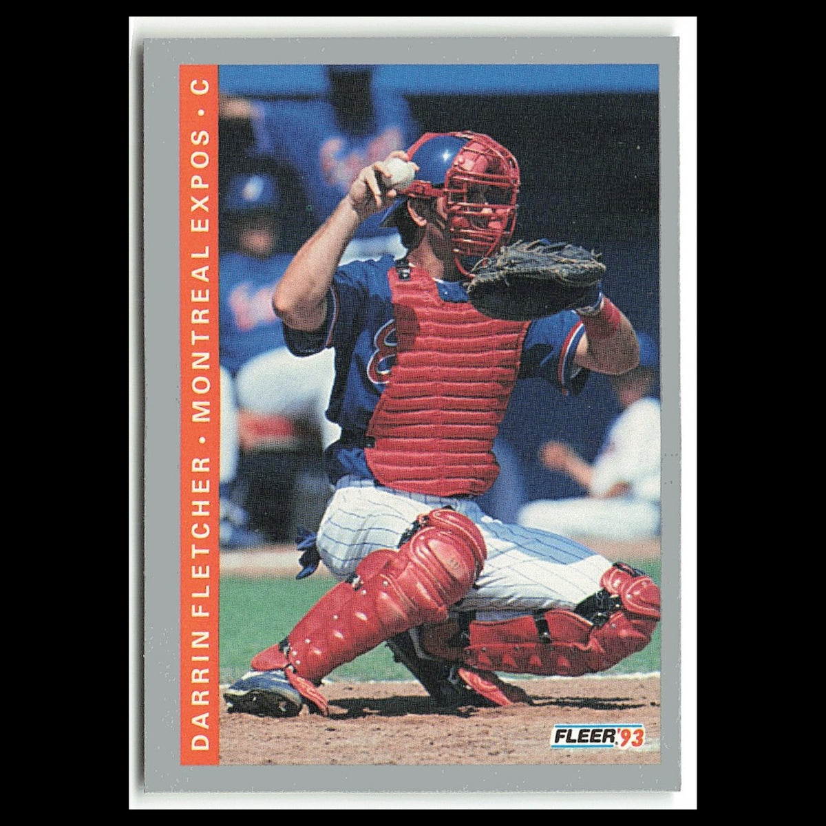 Darrin Fletcher #460 1993 Fleer Montreal Expos Baseball Card MLB NM