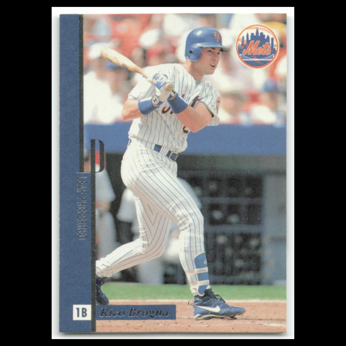 Rico Brogna #2 1996 Leaf Preferred New York Mets Baseball Card MLB NM