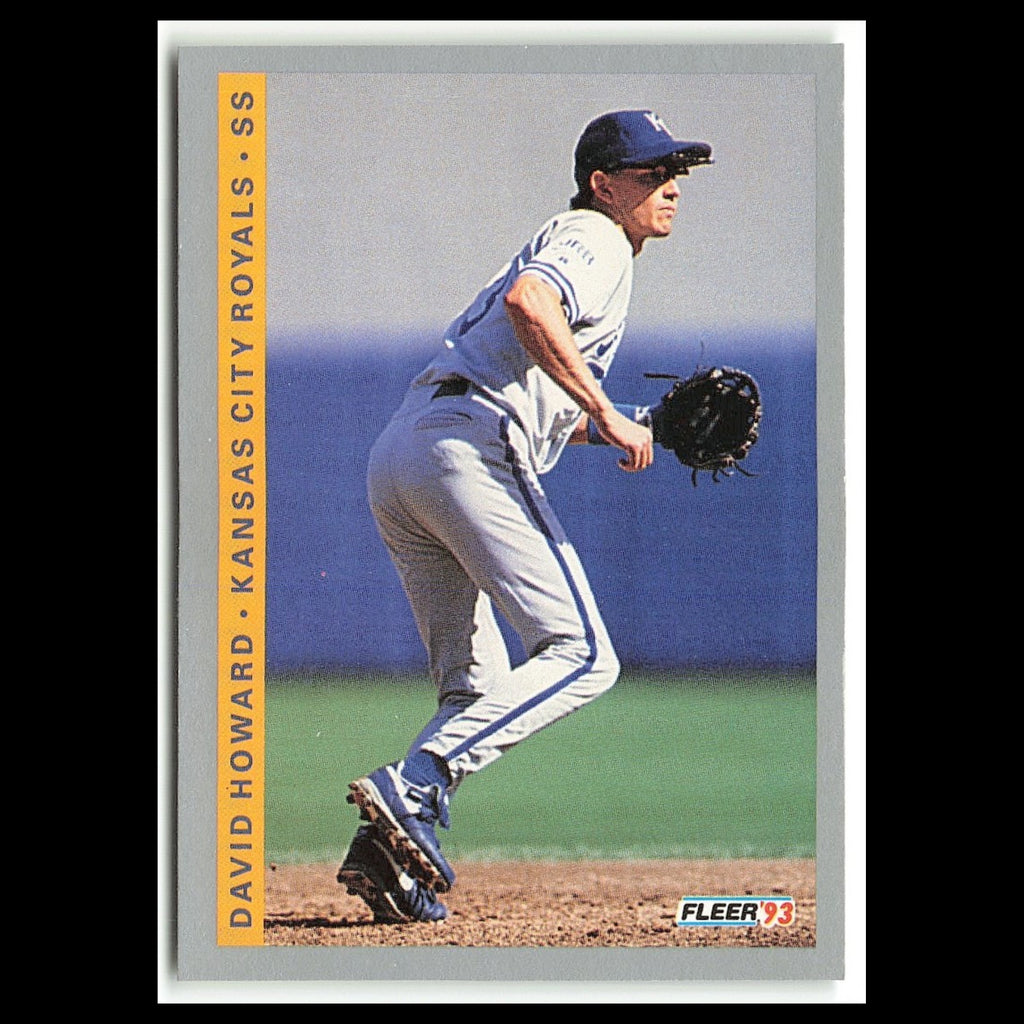 David Howard #619 1993 Fleer Kansas City Royals Baseball Card MLB NM