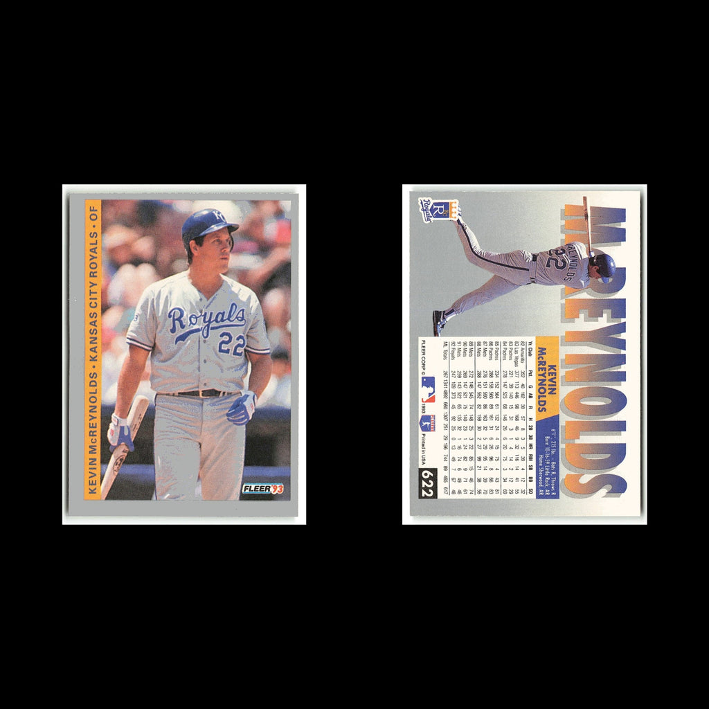 Kevin McReynolds #622 1993 Fleer Kansas City Royals Baseball Card MLB NM