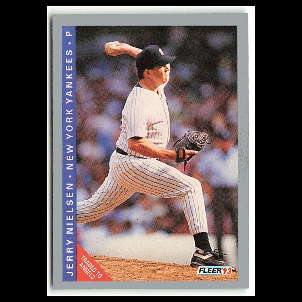Jerry Nielsen #654 1993 Fleer New York Yankees Baseball Card MLB NM