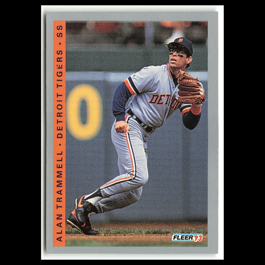 Alan Trammell #613 1993 Fleer Detroit Tigers Baseball Card MLB NM