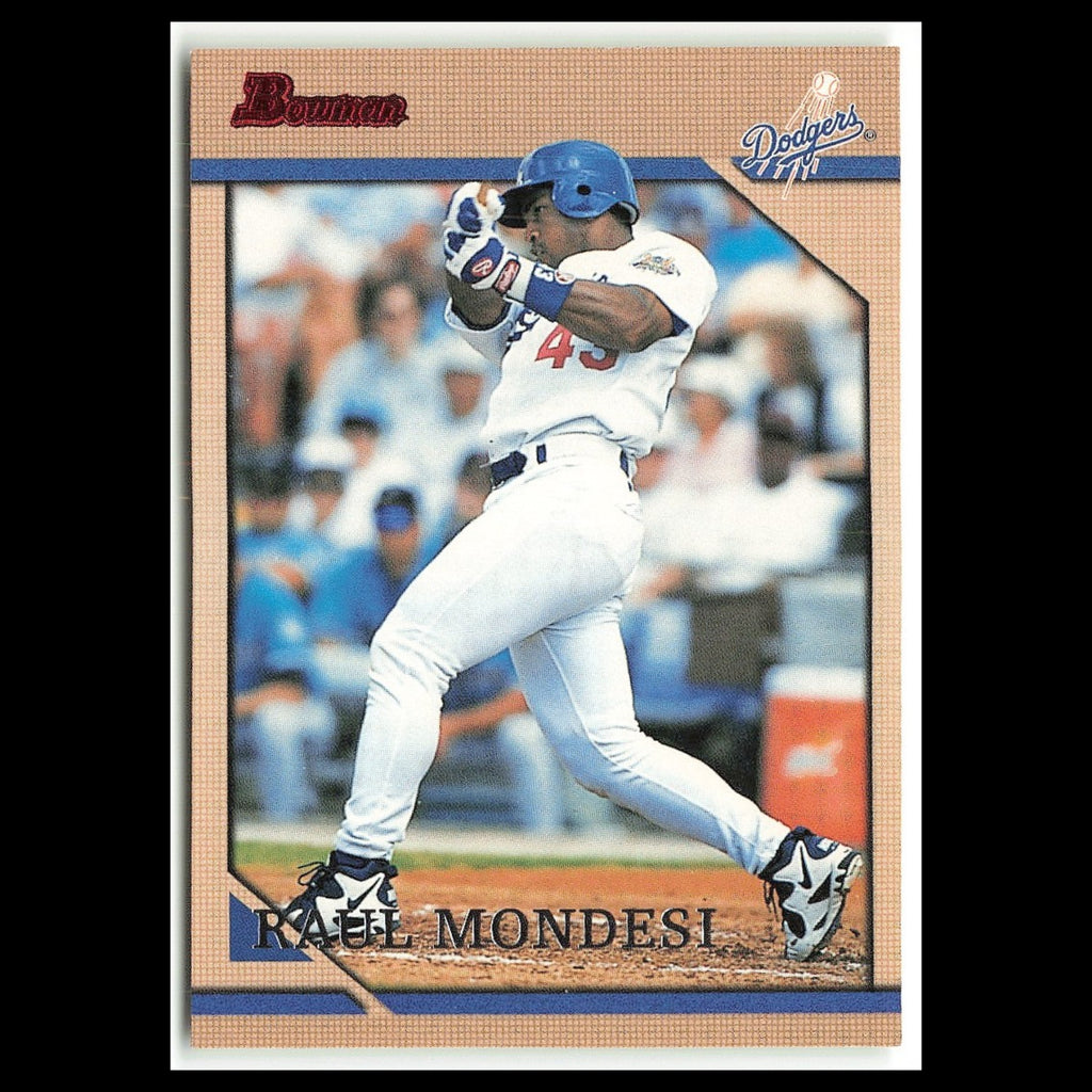 Raul Mondesi #104 1996 Bowman Los Angeles Dodgers Baseball Card MLB NM