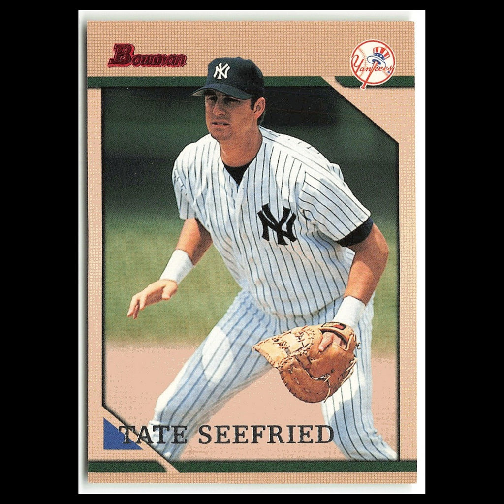 Tate Seefried Rookie #141 1996 Bowman New York Yankees Baseball Card MLB NM