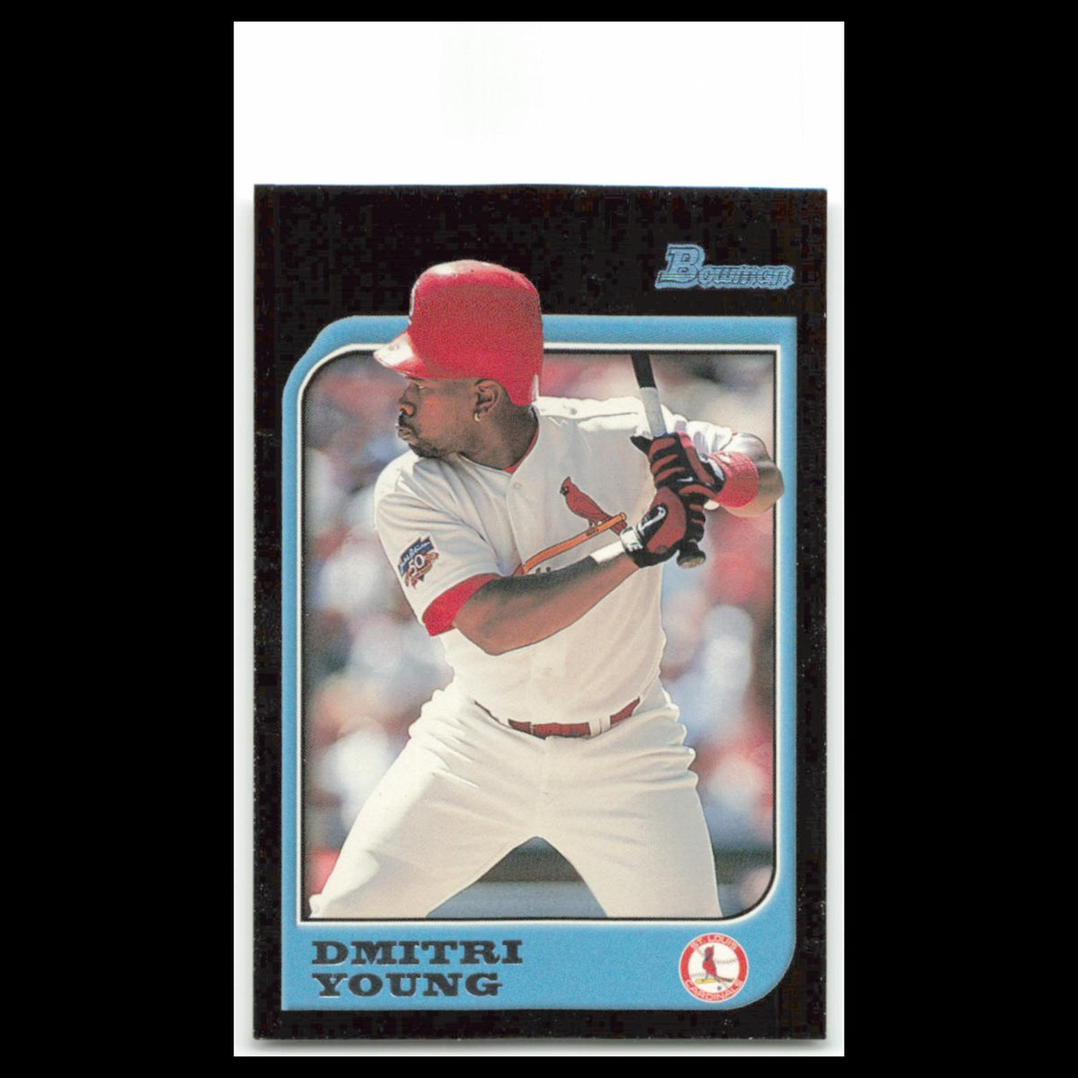 Dmitri Young Rookie #414 1997 Bowman St. Louis Cardinals Baseball Card MLB NM