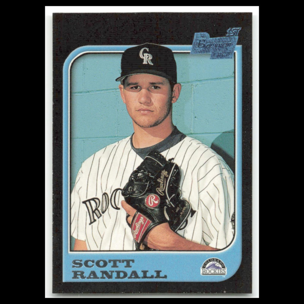 Scott Randall Rookie #379 1997 Bowman Colorado Rockies Baseball Card MLB NM