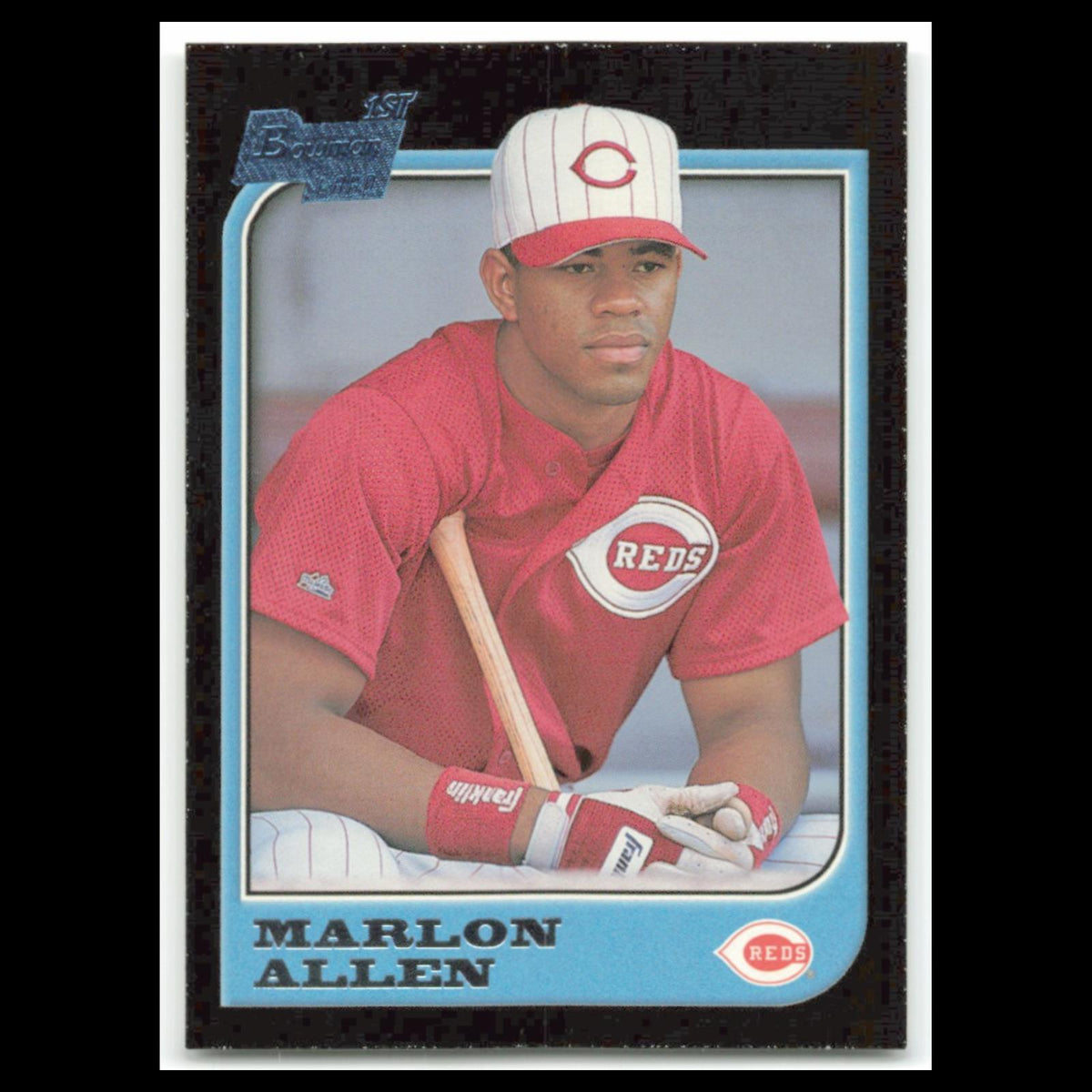 Marlon Allen Rookie #359 1997 Bowman Cincinnati Reds Baseball Card MLB NM