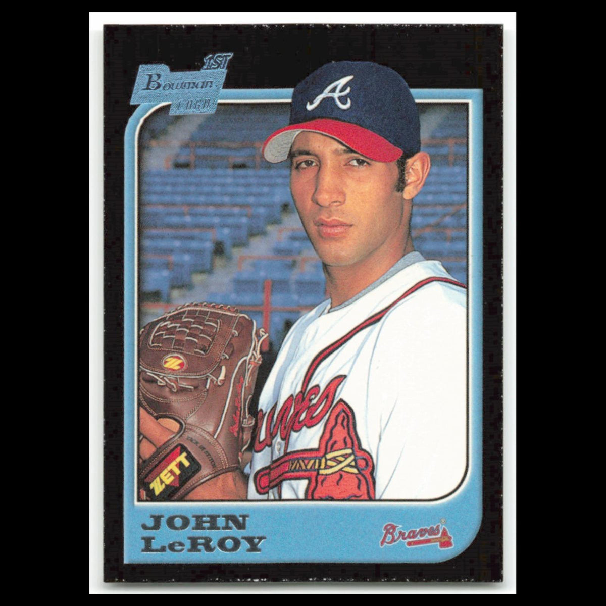 John LeRoy Rookie #337 1997 Bowman Atlanta Braves Baseball Card MLB NM