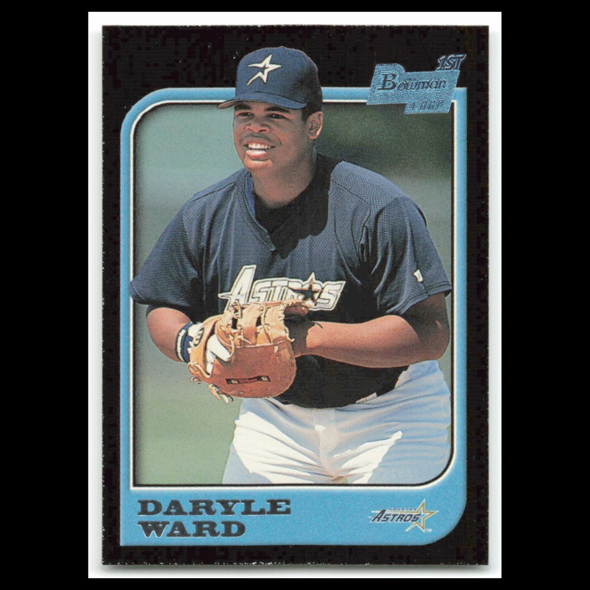 Daryle Ward #336 1997 Bowman Houston Astros Baseball Card MLB NM