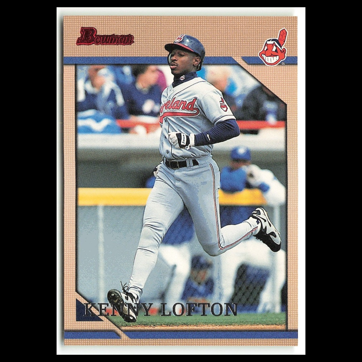 Kenny Lofton #55 1996 Bowman Cleveland Indians Baseball Card MLB NM