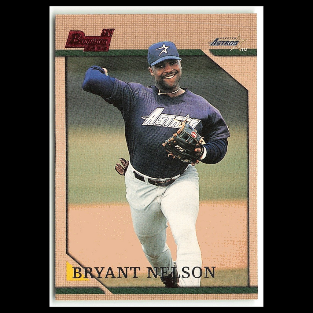 Bryant Nelson Rookie #279 1996 Bowman Houston Astros Baseball Card MLB NM