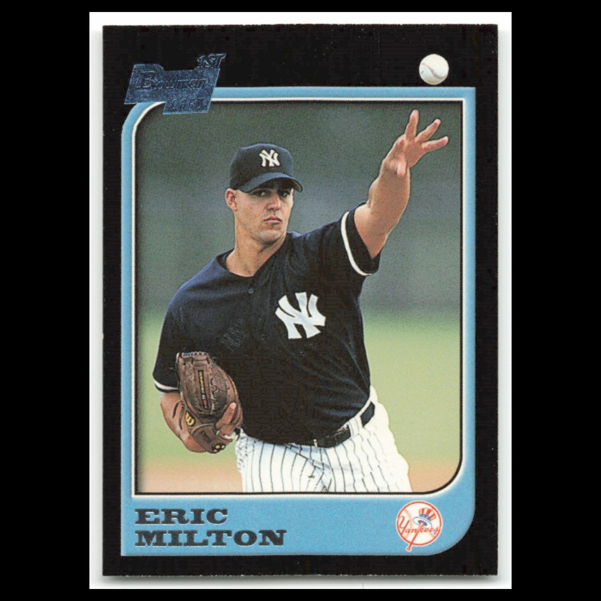 Eric Milton Rookie #159 1997 Bowman New York Yankees Baseball Card MLB NM
