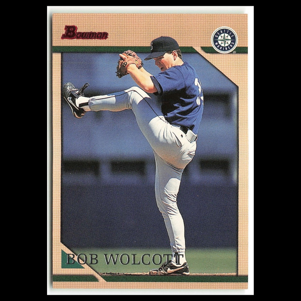 Bob Wolcott Rookie #179 1996 Bowman Seattle Mariners Baseball Card MLB NM