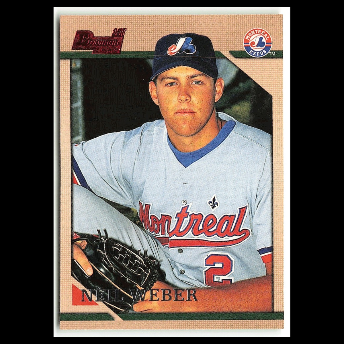 Neil Weber Rookie #231 1996 Bowman Montreal Expos Baseball Card MLB NM
