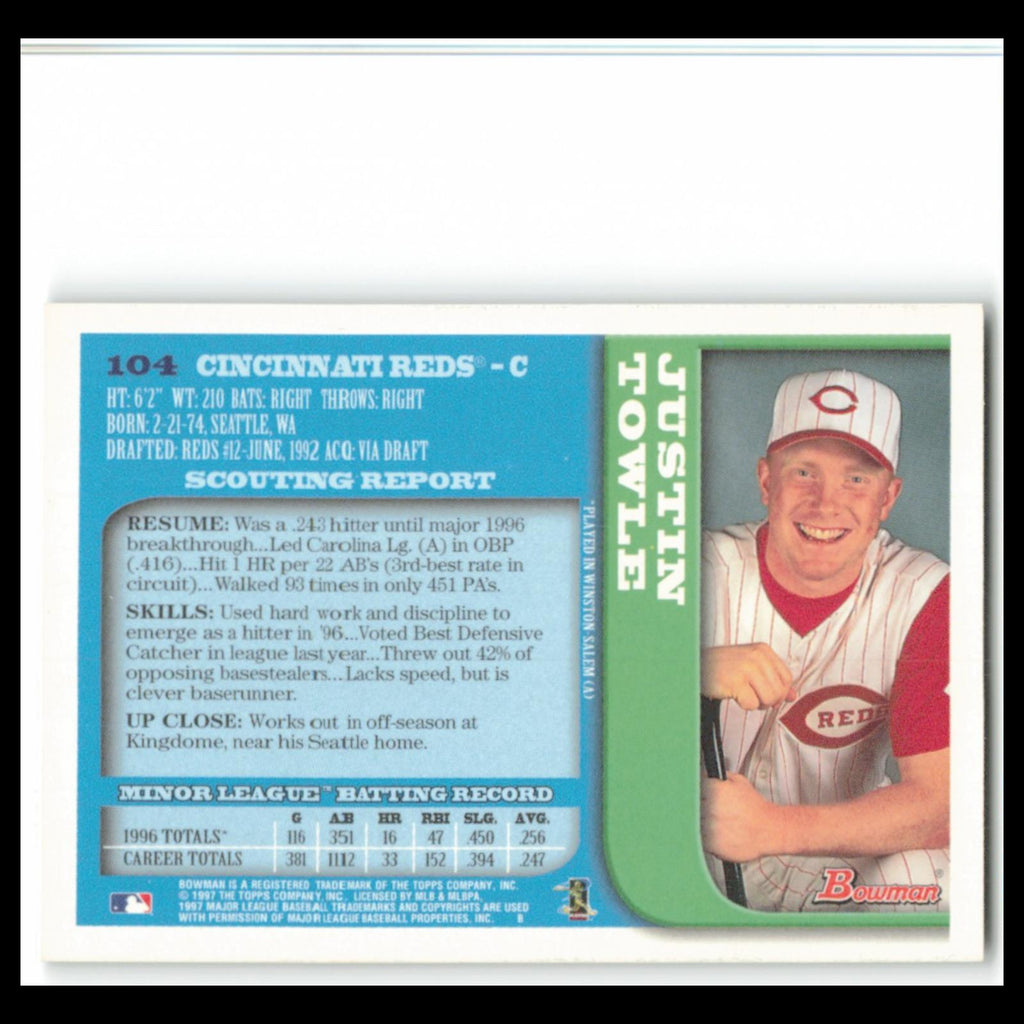 Brian Rose #105 1997 Bowman Boston Red Sox Baseball Card MLB NM