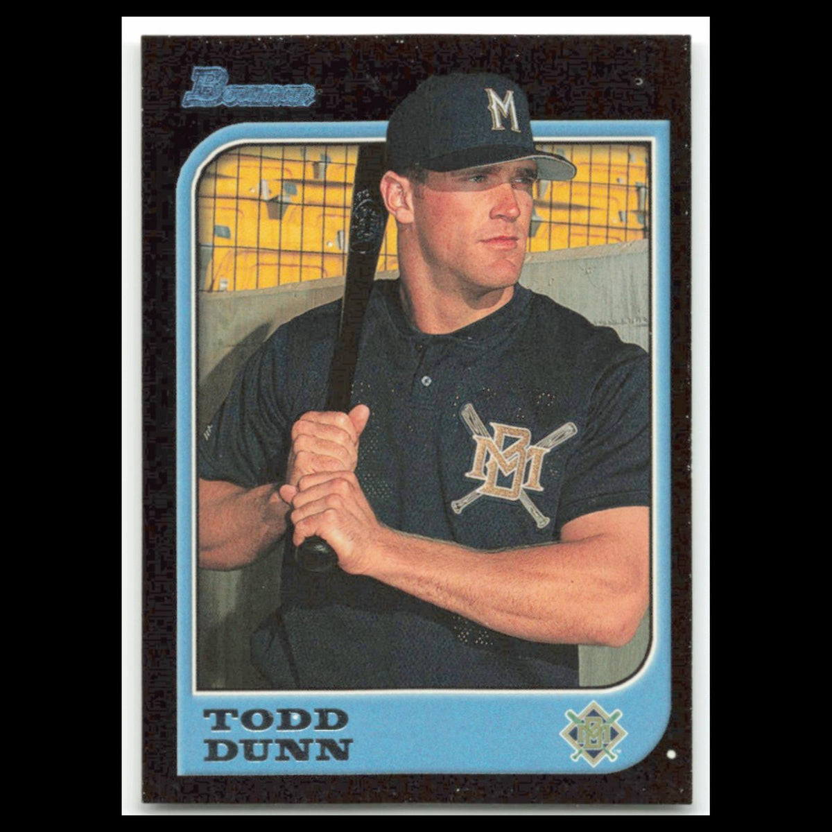 Todd Dunn #101 1997 Bowman Milwaukee Brewers Baseball Card MLB NM