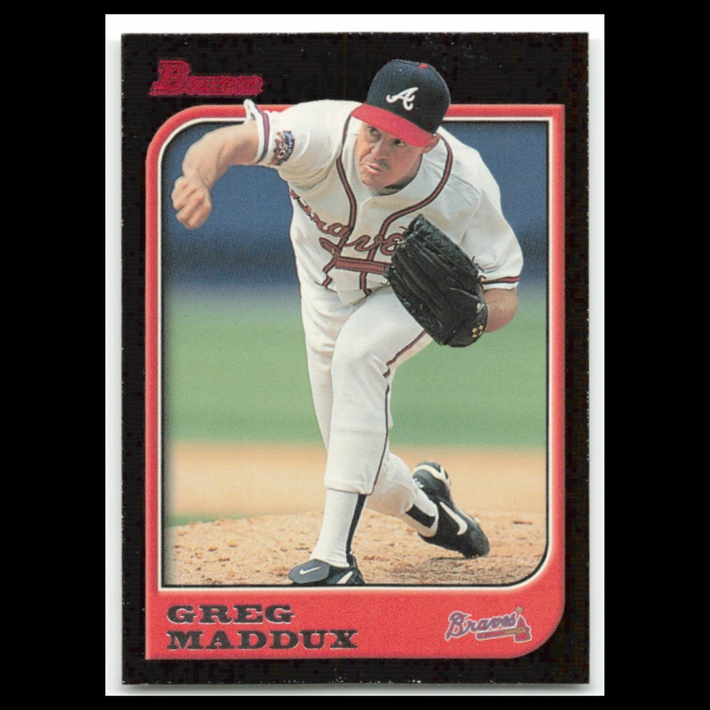 Greg Maddux #256 1997 Bowman Atlanta Braves Baseball Card MLB NM