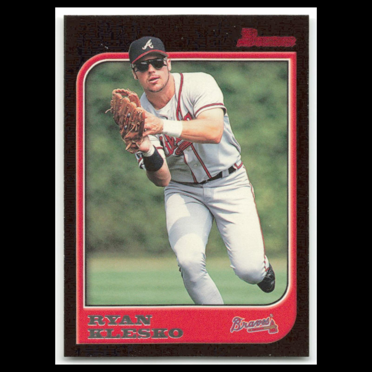 Ryan Klesko #10 1997 Bowman Atlanta Braves Baseball Card MLB NM