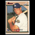 Paul Konerko Rookie #338 1996 Bowman Los Angeles Dodgers Baseball Card MLB NM
