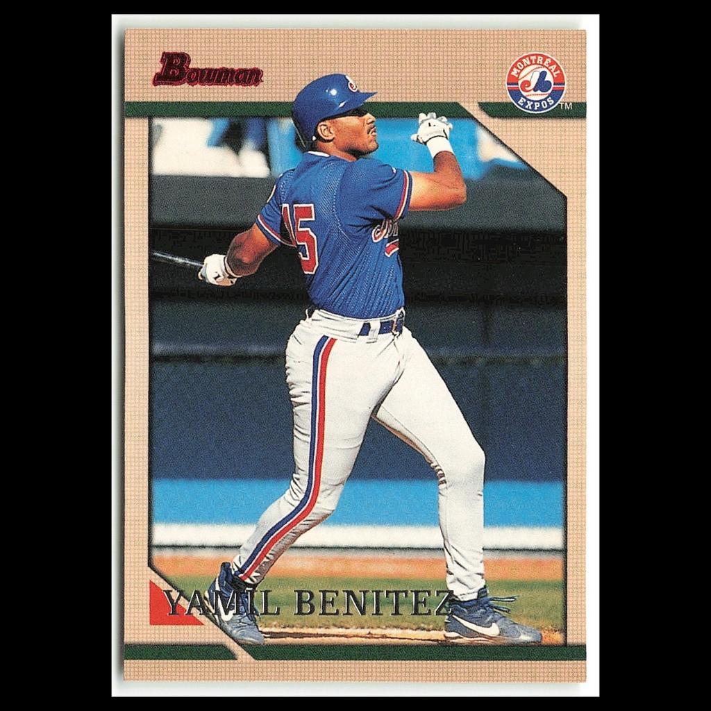 Yawil Benitez Rookie #364 1996 Bowman Montreal Expos Baseball Card MLB NM