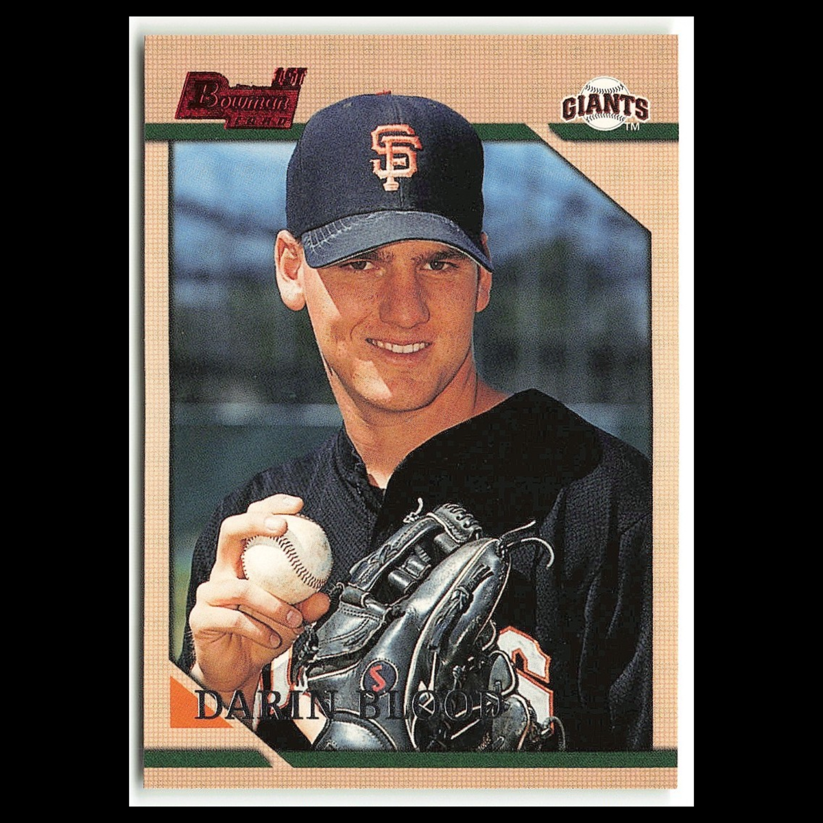 Darin Blood Rookie #380 1996 Bowman San Francisco Giants Baseball Card MLB NM