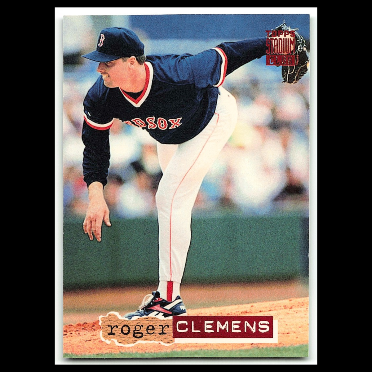 Roger Clemens #650 1994 Topps Stadium Club Boston Red Sox Baseball Card MLB NM