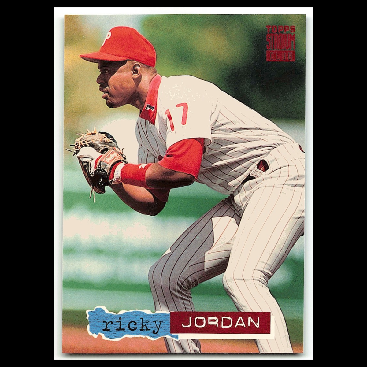 Ricky Jordan #657 1994 Topps Stadium Club Philadelphia Phillies Baseball Card NM