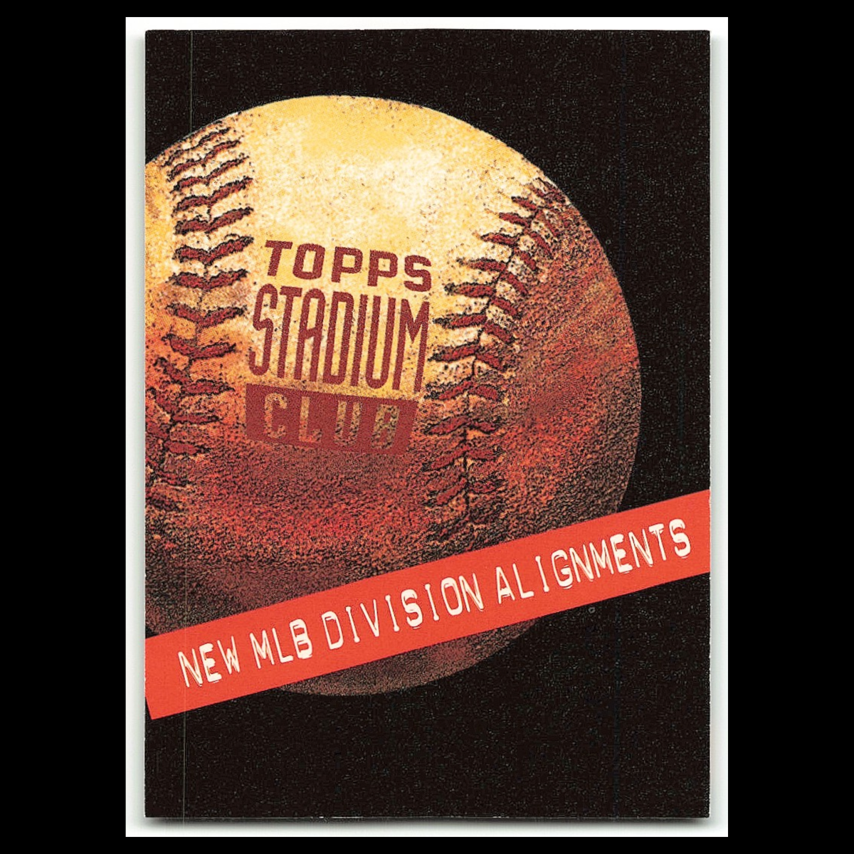New Division Alignments #7 1994 Topps Stadium Club Baseball Card MLB NM
