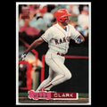 Will Clark #666 1994 Topps Stadium Club Texas Rangers Baseball Card MLB NM