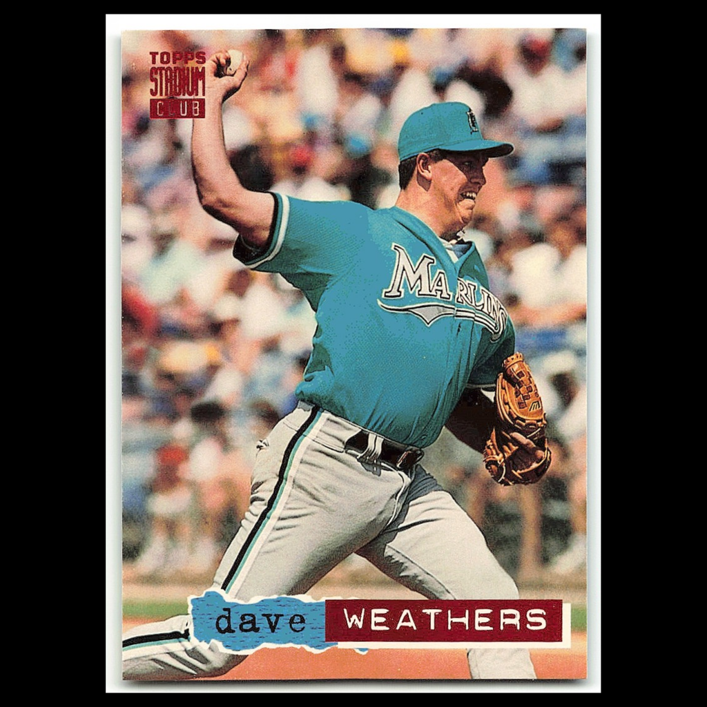 Dave Weathers #673 1994 Topps Stadium Club Florida Marlins Baseball Card MLB NM