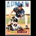 Bill Spiers #677 1994 Topps Stadium Club Milwaukee Brewers Baseball Card MLB NM