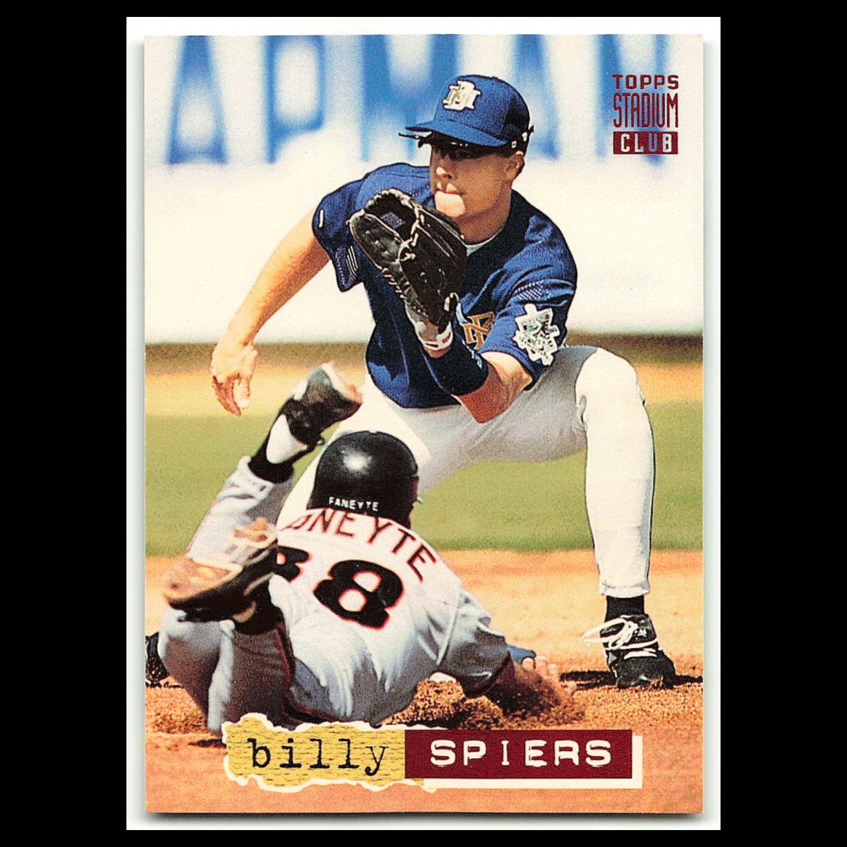 Bill Spiers #677 1994 Topps Stadium Club Milwaukee Brewers Baseball Card MLB NM