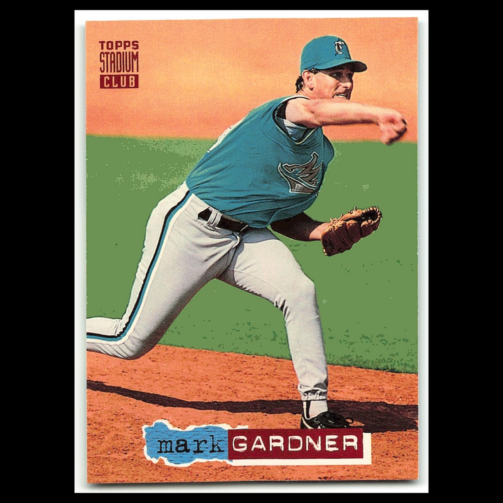 Mark Gardner #546 1994 Topps Stadium Club Florida Marlins Baseball Card MLB NM