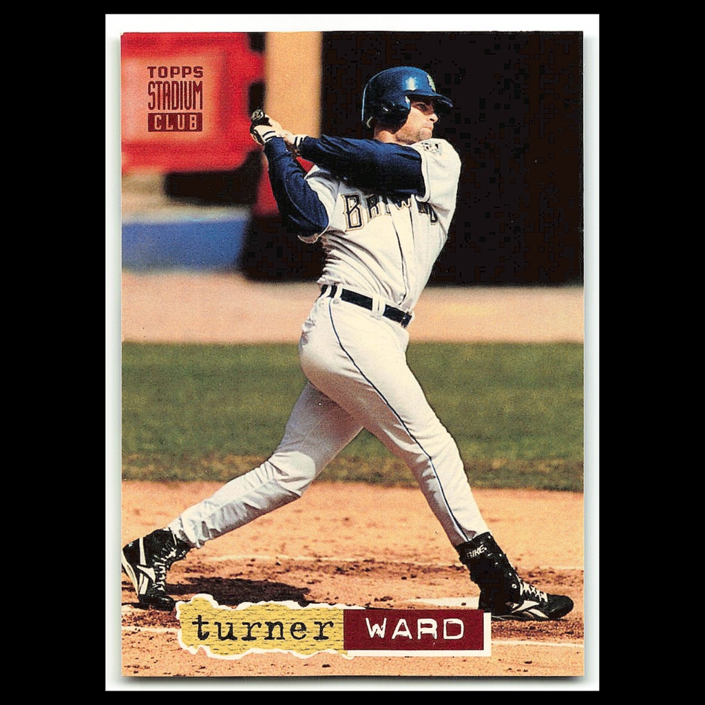 Turner Ward #550 1994 Topps Stadium Club Milwaukee Brewers Baseball Card MLB NM