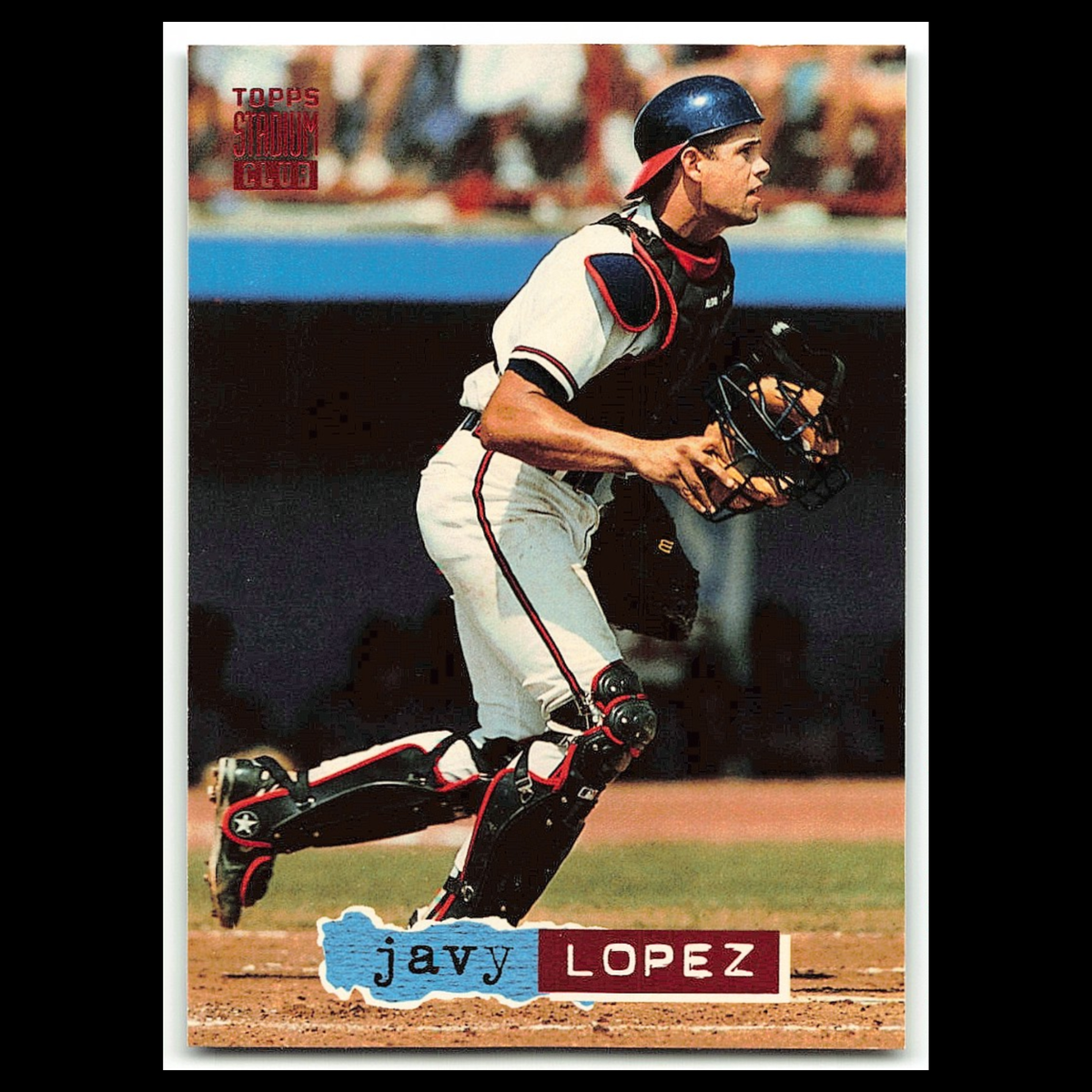 Javy Lopez #703 1994 Topps Stadium Club Atlanta Braves Baseball Card MLB NM